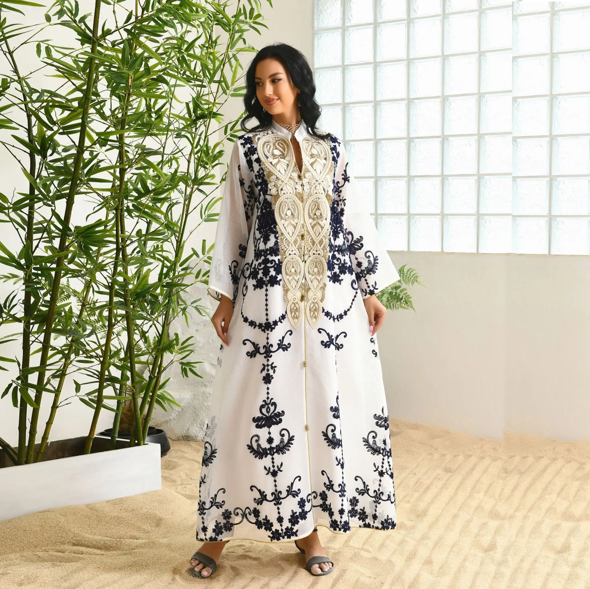 sachin and babi light blue dress Embroidery Knitted Maxi Dress Women Sleeveless Spaghetti Strap Ankle-Length  A-Line Polyester Summer Dress from Dhgate Basic & Casual Dresses